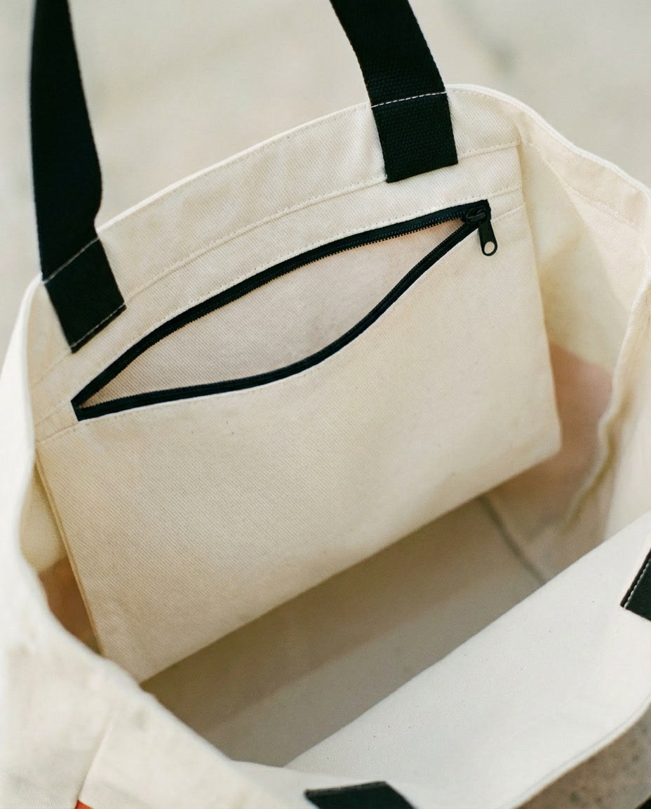 Tote Bag Blanca Pomodoro