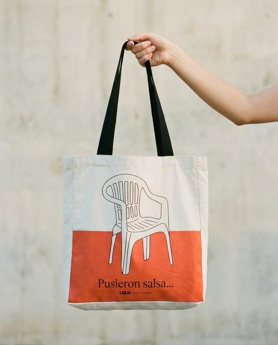 Tote Bag Blanca Silla