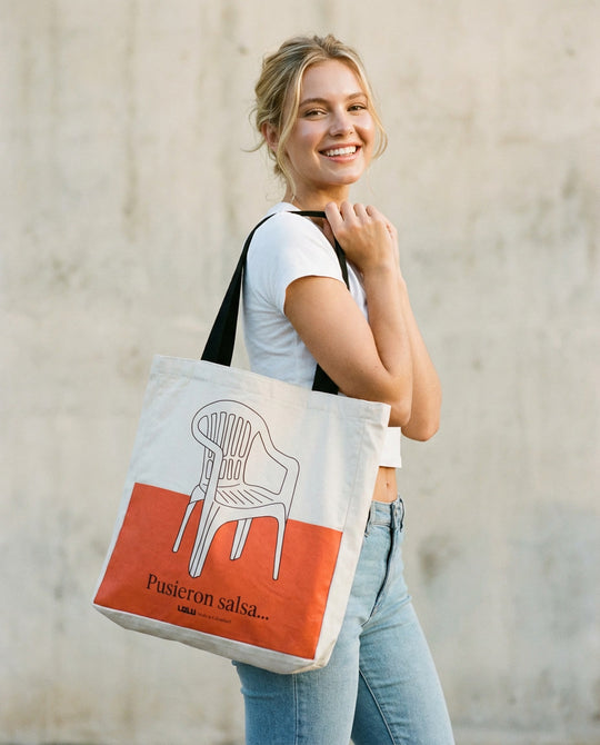 Tote Bag Blanca Silla