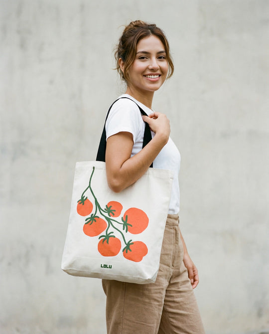 Tote Bag Blanca Pomodoro