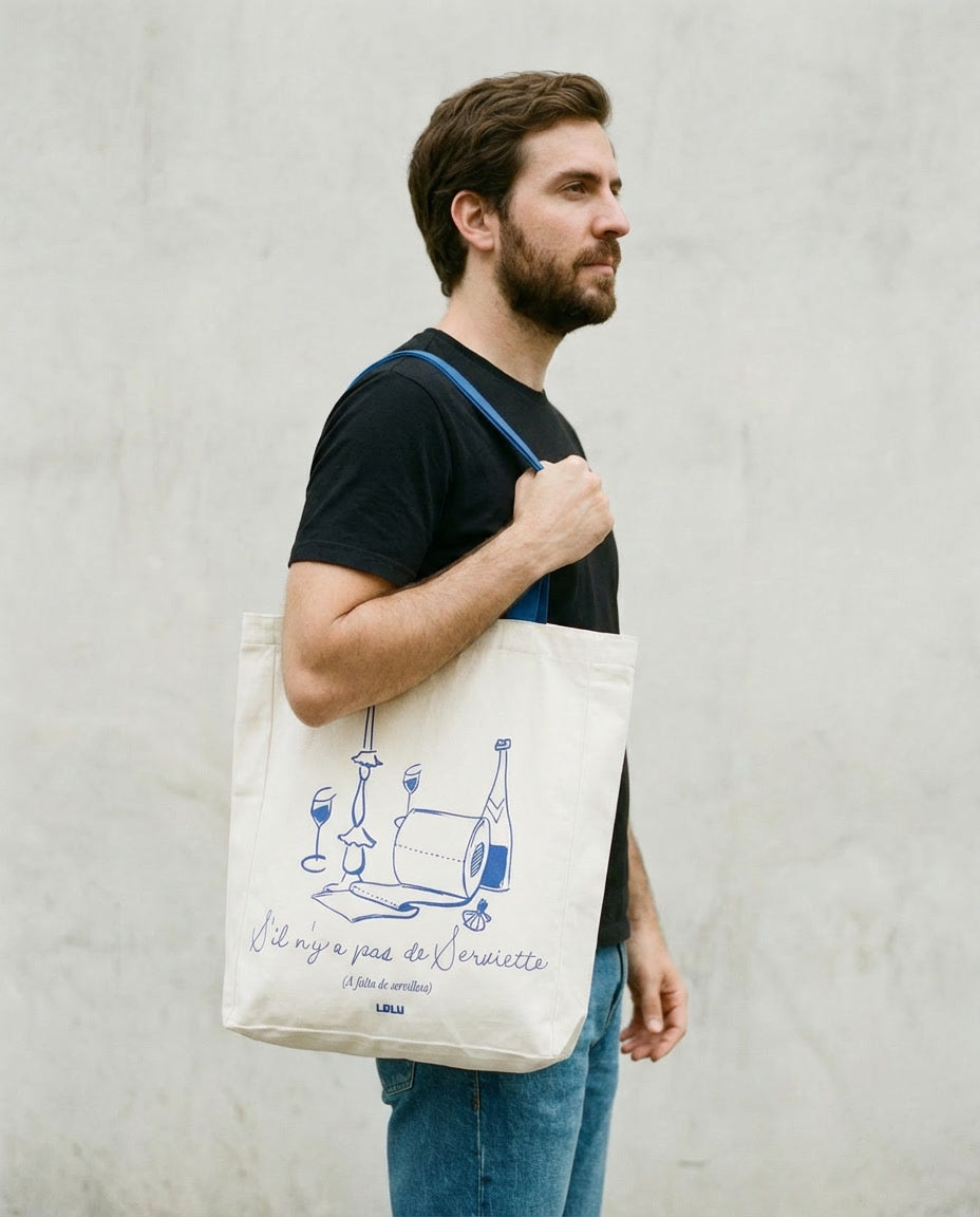 Tote Bag Blanca Serviette de Table