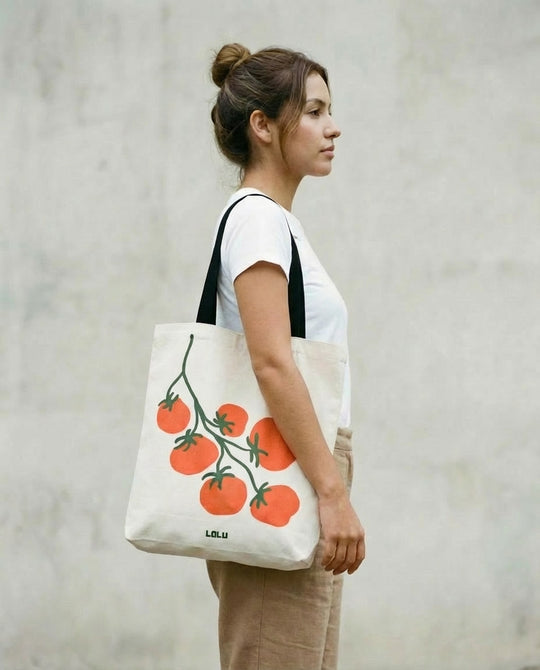 Tote Bag Blanca Pomodoro
