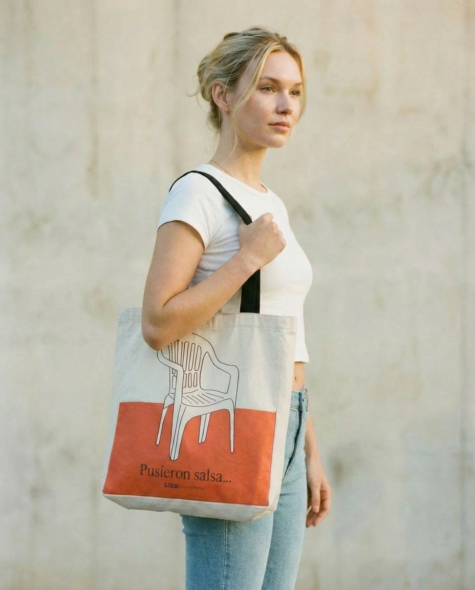 Tote Bag Blanca Silla