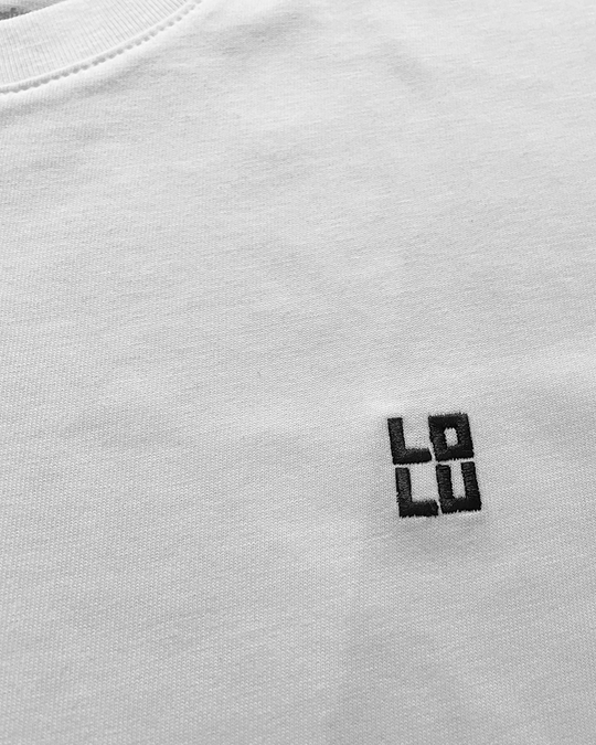 Camiseta Esencial Blanca – LOLU 100% Algodón