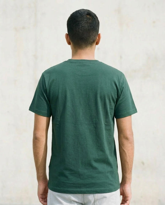 Camiseta Esencial Verde – LOLU 100% Algodón